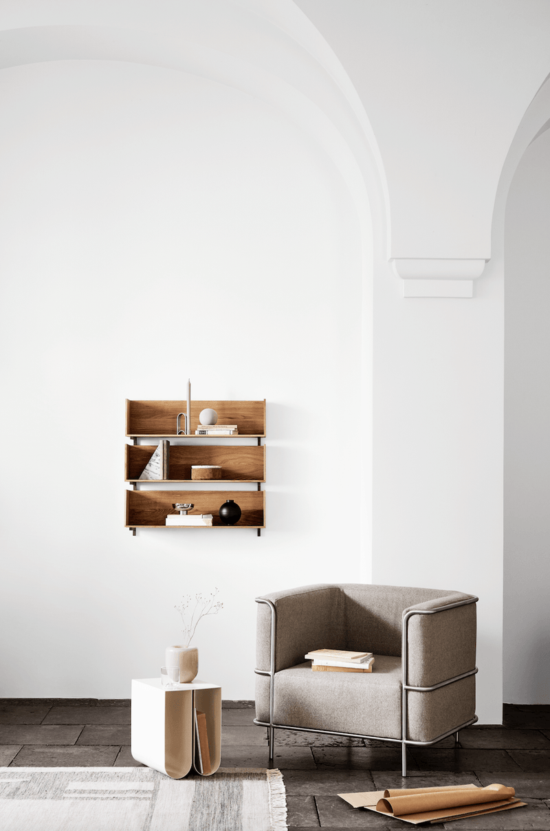 Curved Side Table - Kristina Dam - Tables + Desks - Beige - HORNE