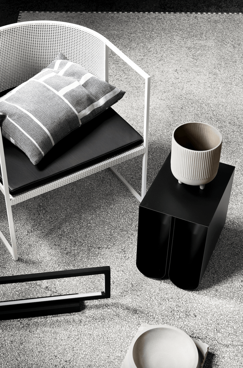 Curved Side Table - Kristina Dam - Tables + Desks - Beige - HORNE