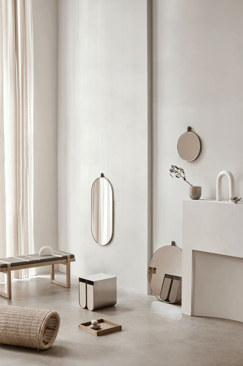 Curved Side Table - Kristina Dam - Tables + Desks - Beige - HORNE