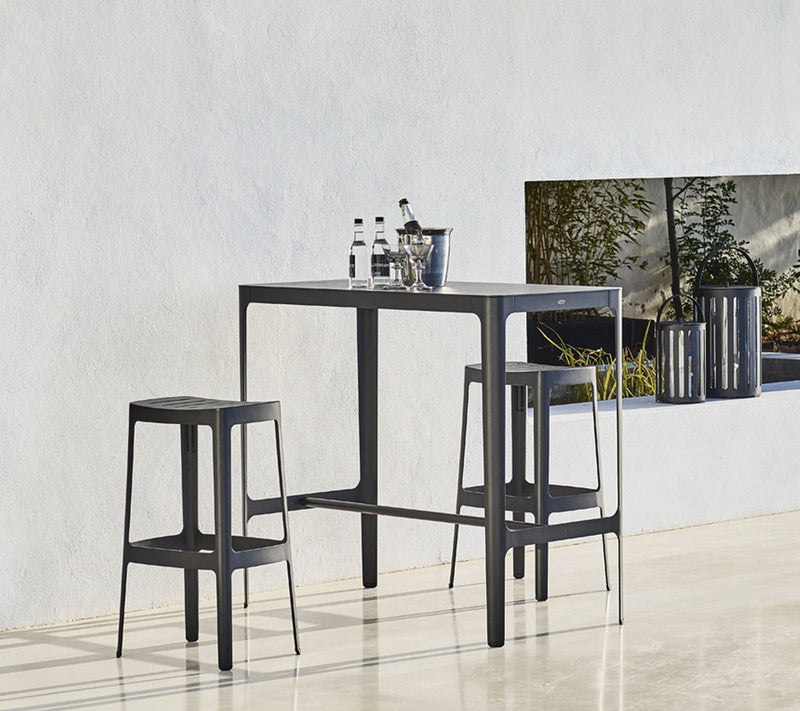 Cut Bar Table - Cane Line - Outdoor Furniture - Black - HORNE