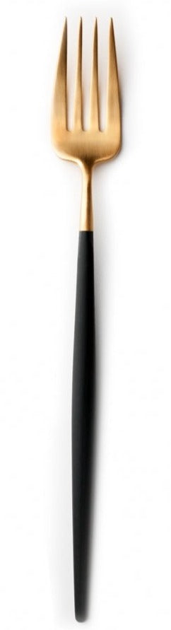 Cutipol Goa Gold Serving Fork with Black Handle