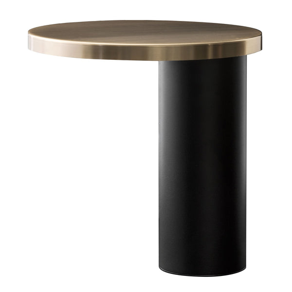 Cylinda Table Lamp - Oluce - Table + Task - Gold - HORNE