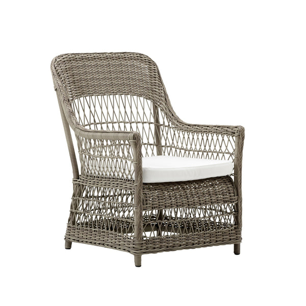 Dawn Lounge Chair - Exterior - Sika Design - Outdoor Furniture - Antique - Tempotest Canvas White - HORNE
