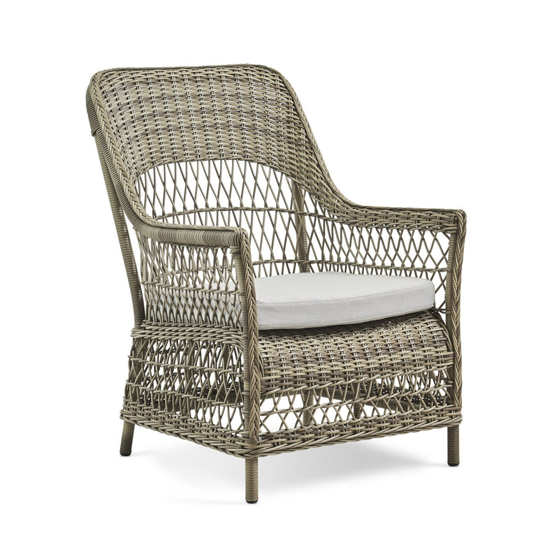 Dawn Lounge Chair - Exterior - Sika Design - Outdoor Furniture - Antique - Sunbrella Sailcloth Seagull - HORNE