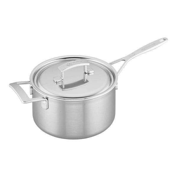 Demeyere Industry Sauce Pan with Lid - Demeyere - Cookware - 4 Quart - HORNE