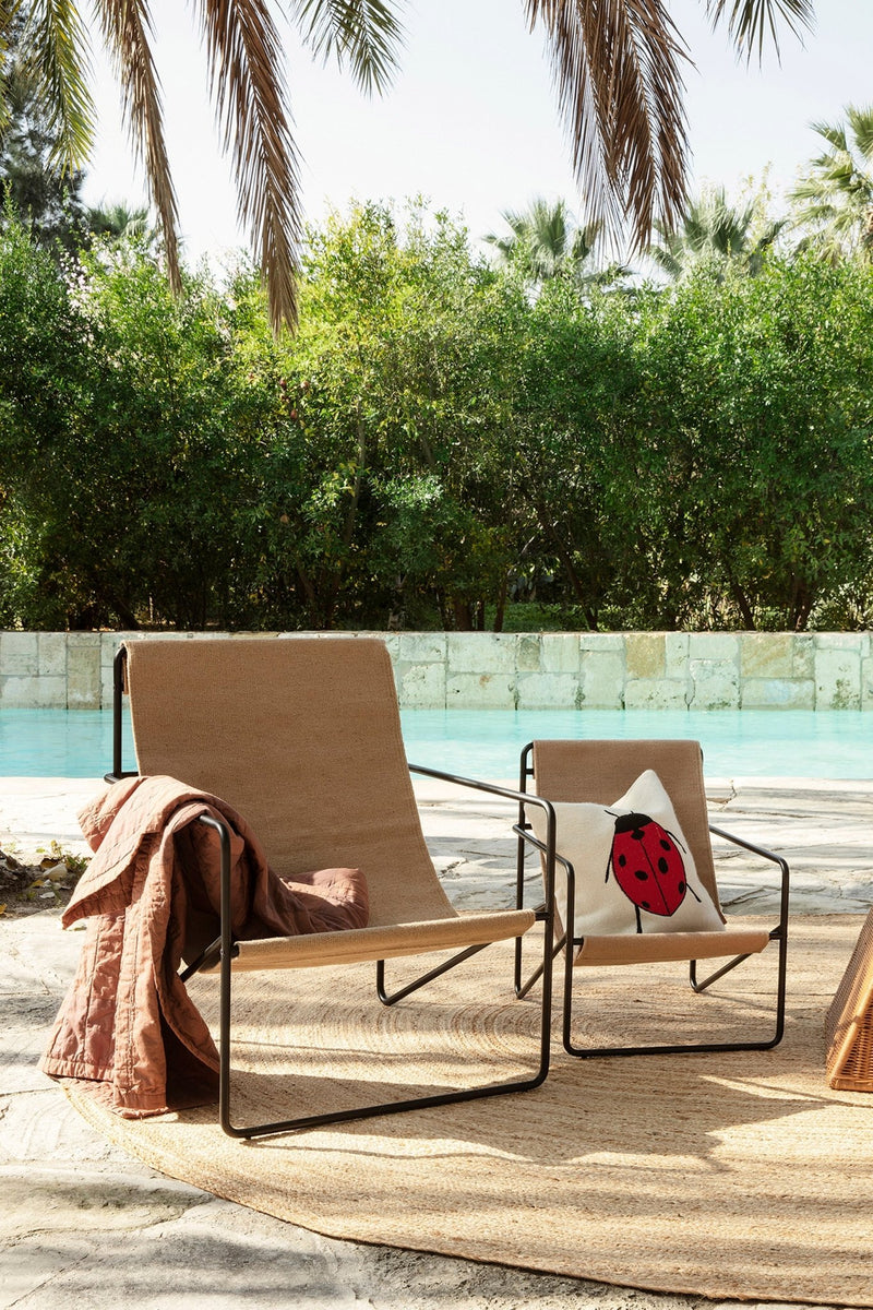 Desert Lounge Chair, Olive Frame - Set of 2 - Ferm Living - Chairs - Olive - Olive - HORNE