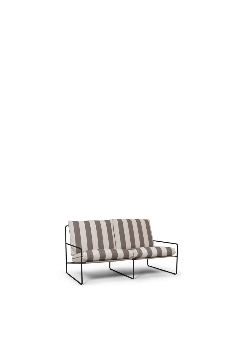 Desert Sofa 2 - Seater - Ferm Living - Sofas - Black/ Chocolate - HORNE
