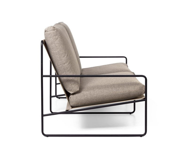 Desert Sofa 2 - Seater - Ferm Living - Sofas - Black/ Chocolate - HORNE