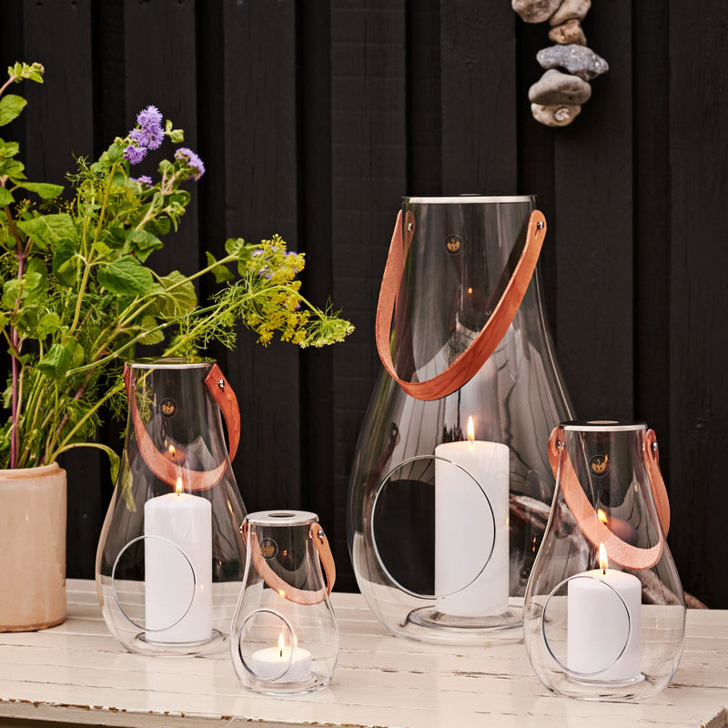 Design with Light Lantern - Clear - Holmegaard - Candle Holders - 6.5