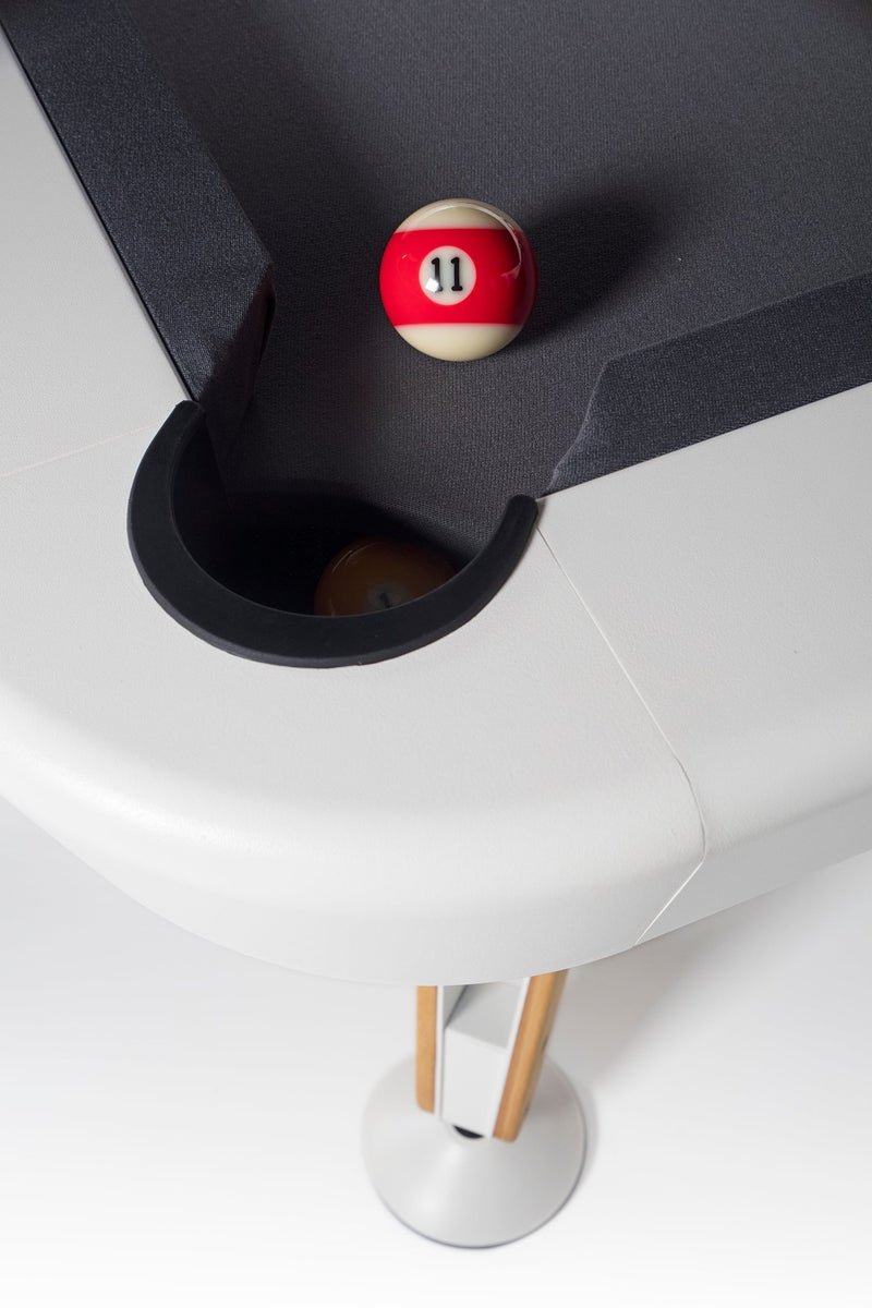 Diagonal RS Barcelona Pool Table - Games + Recreation - 7 ft - Iroko - White - HORNE