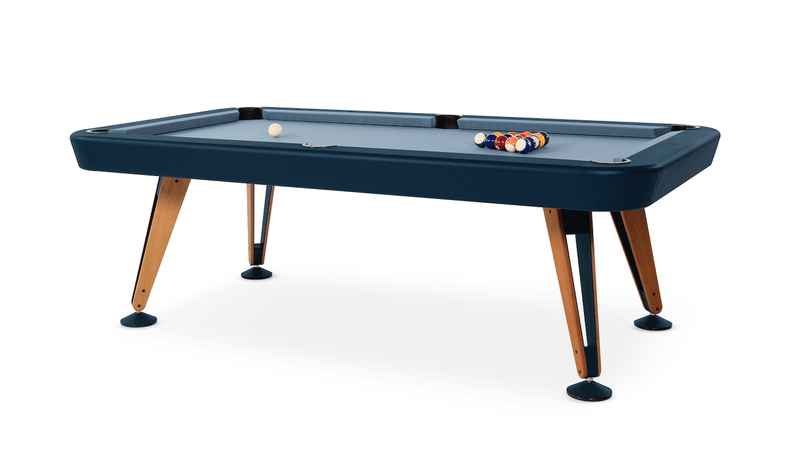 Diagonal RS Barcelona Pool Table - Games + Recreation - 7 ft - Iroko - White - HORNE