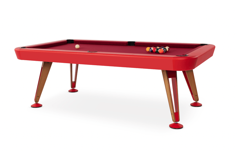 Diagonal RS Barcelona Pool Table - Games + Recreation - 7 ft - Iroko - White - HORNE