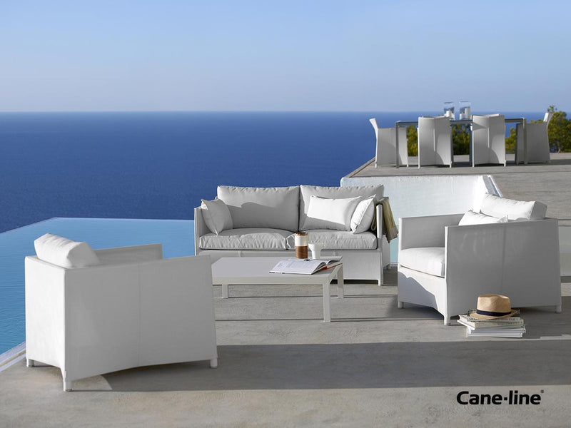 Diamond 2 Seater Sofa - Cane Line - Outdoor Furniture - Graphite - HORNE