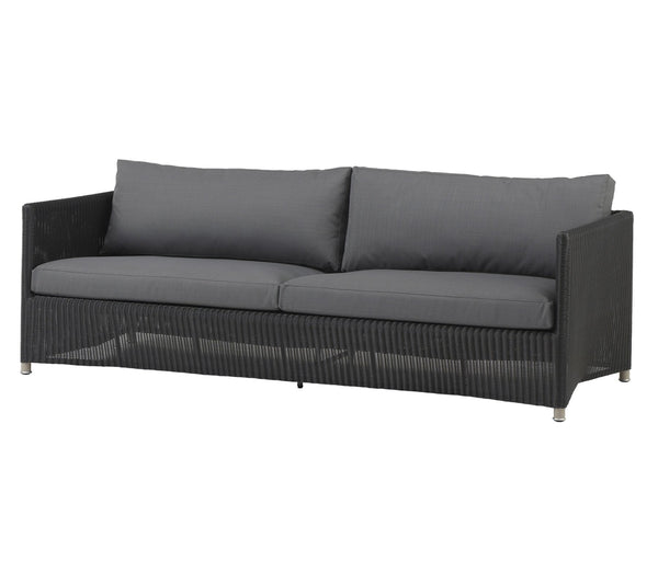 Diamond 2 Seater Sofa - Cane Line - Outdoor Furniture - Graphite - HORNE