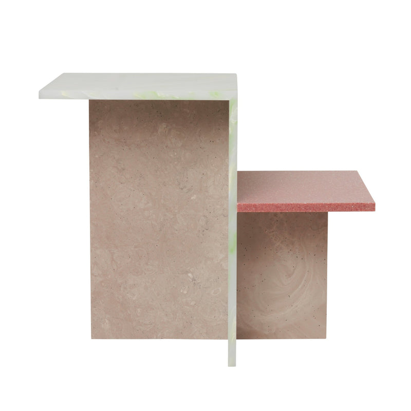 Distinct Side Table - Ferm Living Side Tables - Travertine - HORNE
