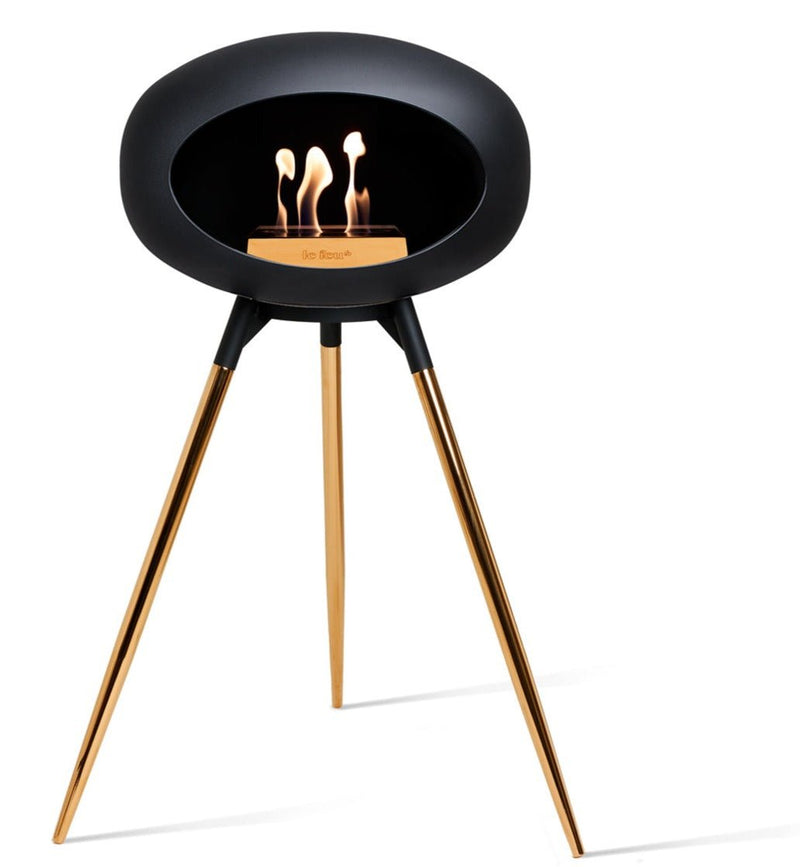 Dome - Ground High - Le Feu - Fire Pits + Grills - Black Dome - Black Bowl - Black Legs - HORNE
