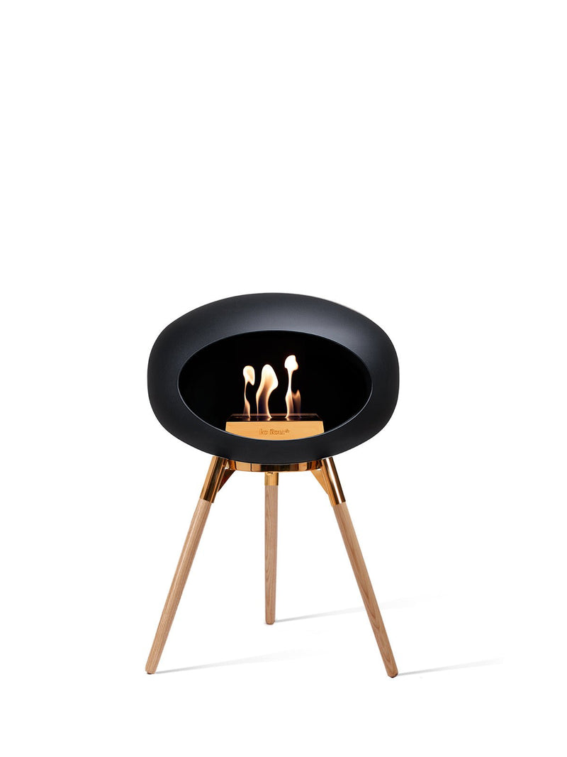 Dome - Ground Low - Le Feu - Fire Pits + Grills - Black Dome - Black Bowl - Black Legs - HORNE