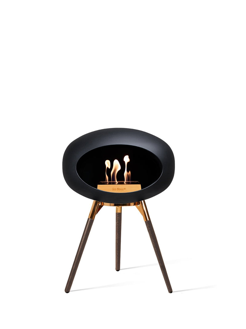 Dome - Ground Low - Le Feu - Fire Pits + Grills - Black Dome - Black Bowl - Black Legs - HORNE