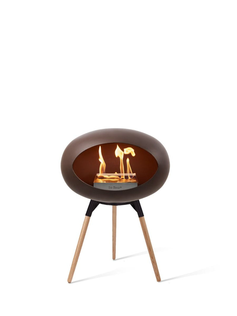 Dome - Ground Low - Le Feu - Fire Pits + Grills - Black Dome - Black Bowl - Black Legs - HORNE