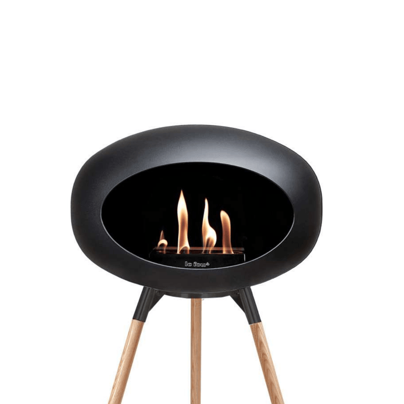 Dome - Ground Low - Le Feu - Fire Pits + Grills - Black Dome - Black Bowl - Black Legs - HORNE
