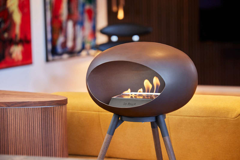 Dome - Ground Low - Le Feu - Fire Pits + Grills - Black Dome - Black Bowl - Black Legs - HORNE