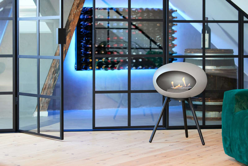 Dome - Ground Low - Le Feu - Fire Pits + Grills - Black Dome - Black Bowl - Black Legs - HORNE