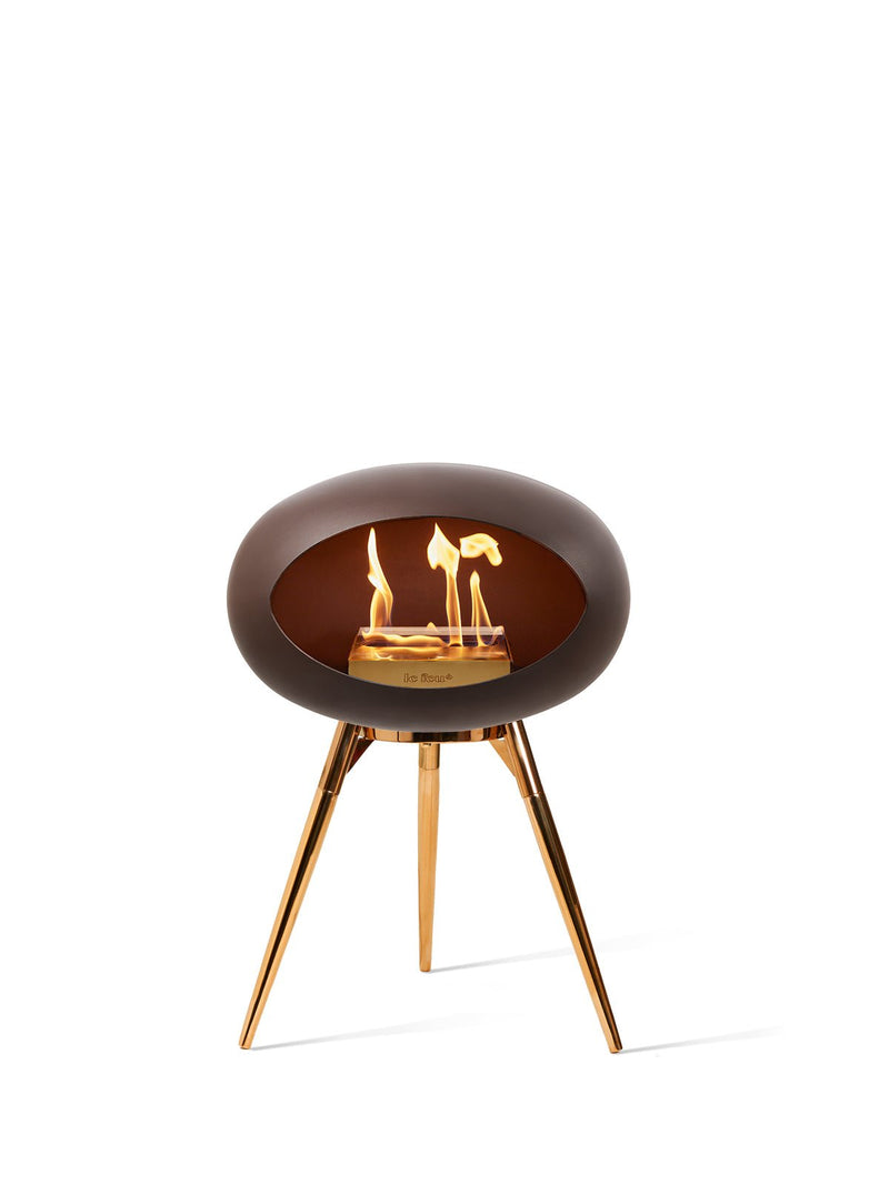 Dome - Ground Low - Le Feu - Fire Pits + Grills - Black Dome - Black Bowl - Black Legs - HORNE
