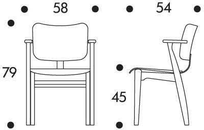 Domus Chair - Birch - Artek Chairs - Natural Lacquer - HORNE