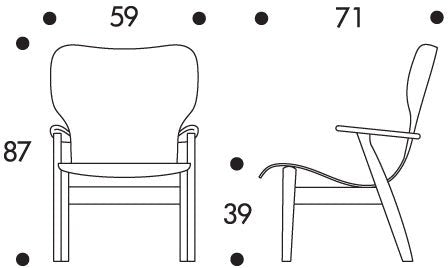 Domus Lounge Chair - Birch - Artek Chairs - Natural Lacquer - HORNE