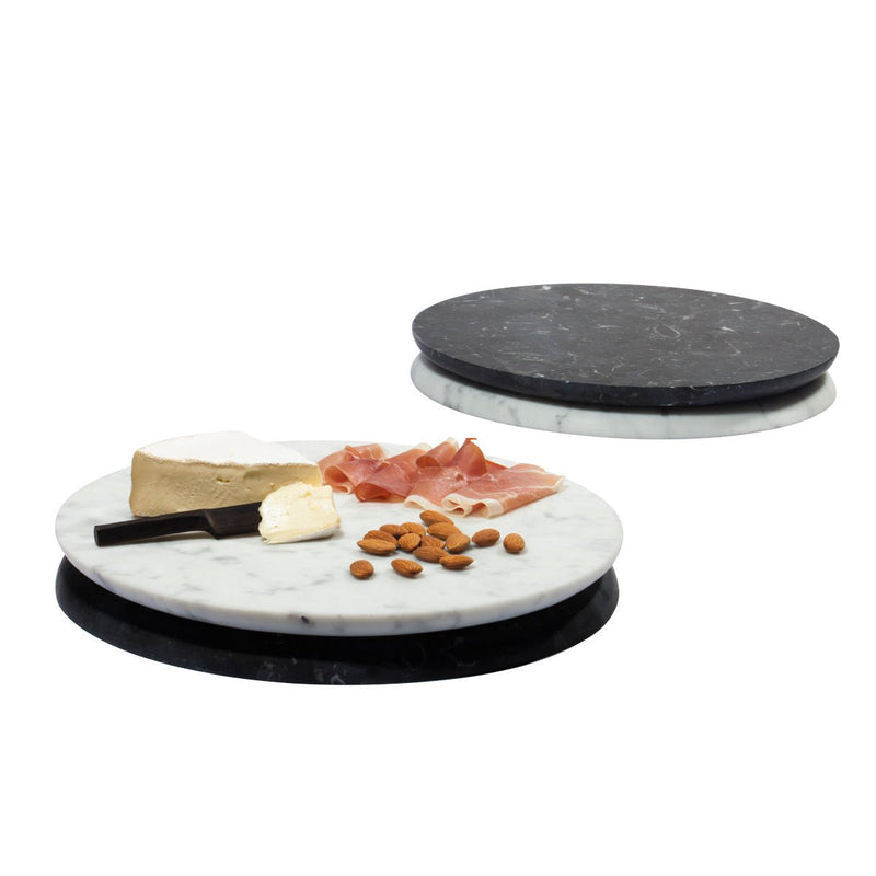 Doppio Round Cutting Block - Marble
