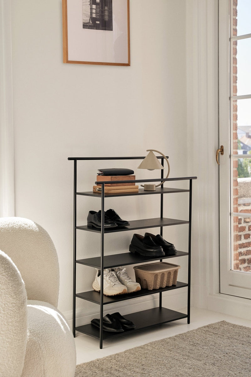 Dora Rack - Ferm Living - Shelving - Black - HORNE