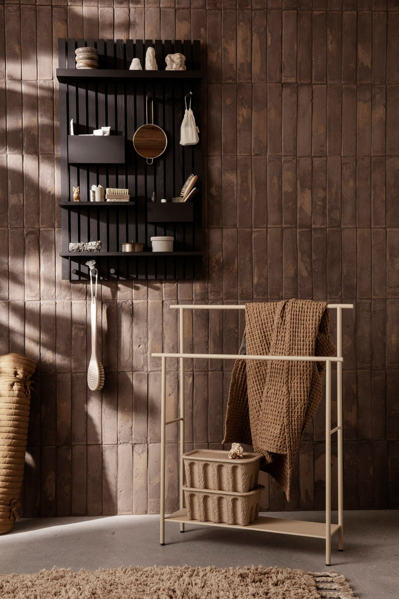 Dora Towel Stand - Ferm Living - Shelving - Black - HORNE