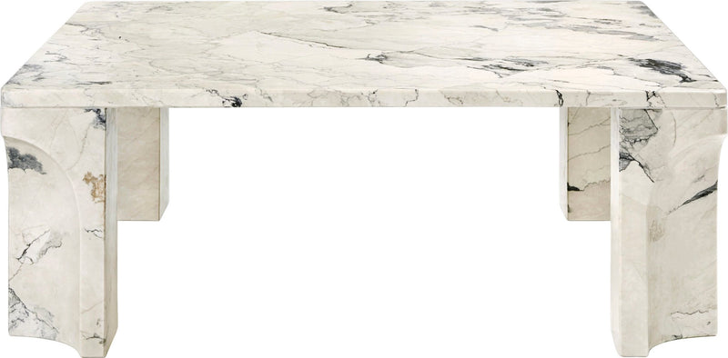 Doric Coffee Table - Gubi - Tables - Square - Electric Grey - HORNE