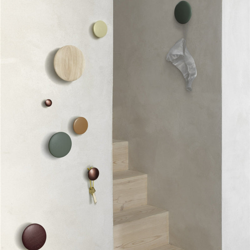 Dots Wood Wall Coat Hook Pegs