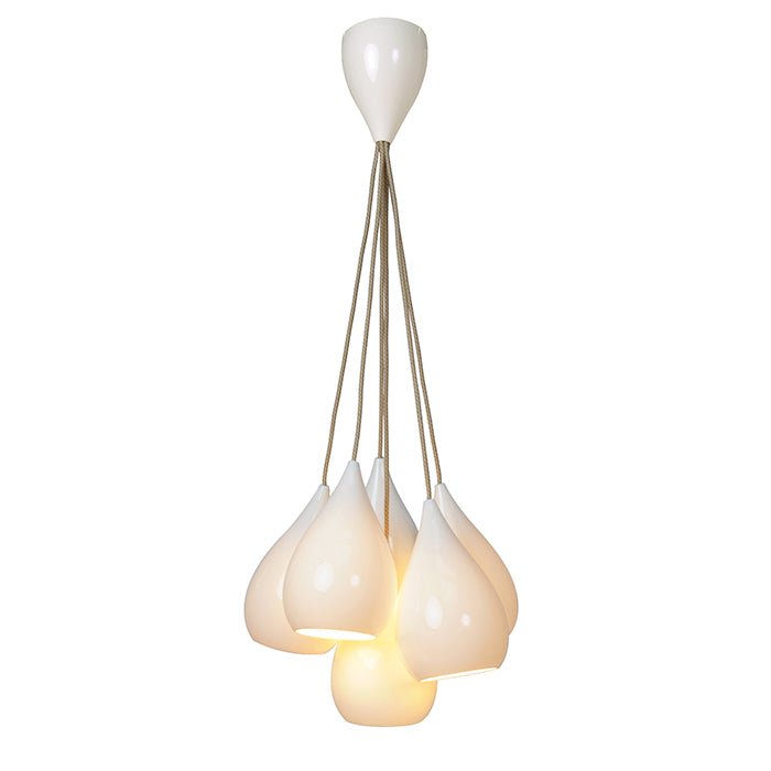 Drop 1 Pendant - 6 GroupingGlossy White - Original BTC