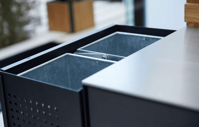 Drop Kitchen - Cane Line - Outdoor Furniture - Stainless Steel With Sink - No Add - Ons - HORNE