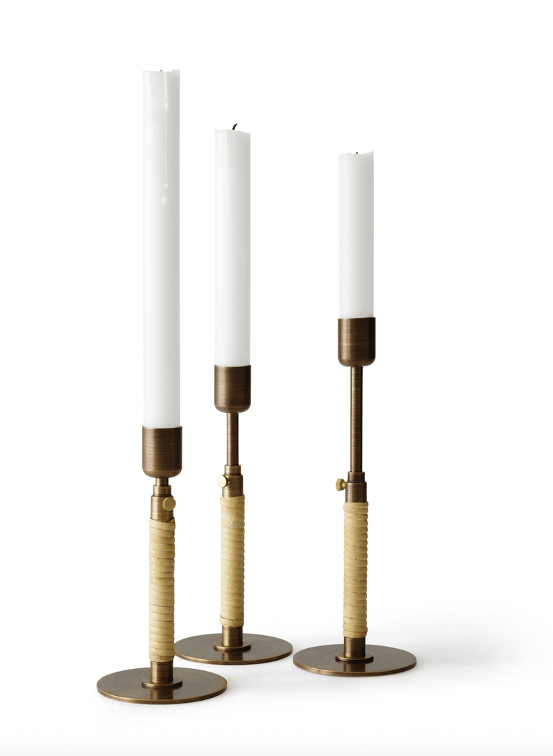 Duca Candle Holder - Audo Copenhagen - Candle Holders - Polished Brass - HORNE