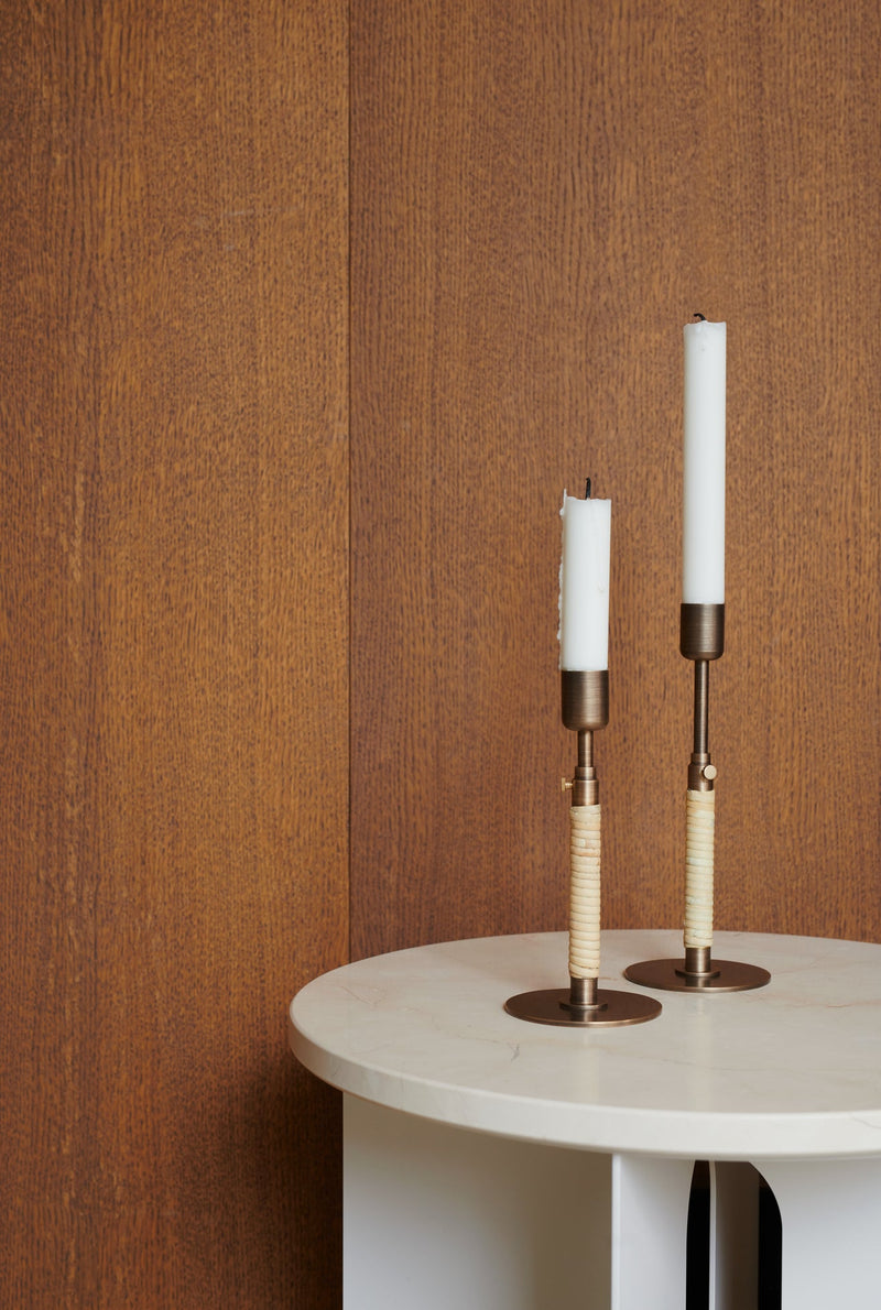 Duca Candle Holder - Audo Copenhagen - Candle Holders - Polished Brass - HORNE