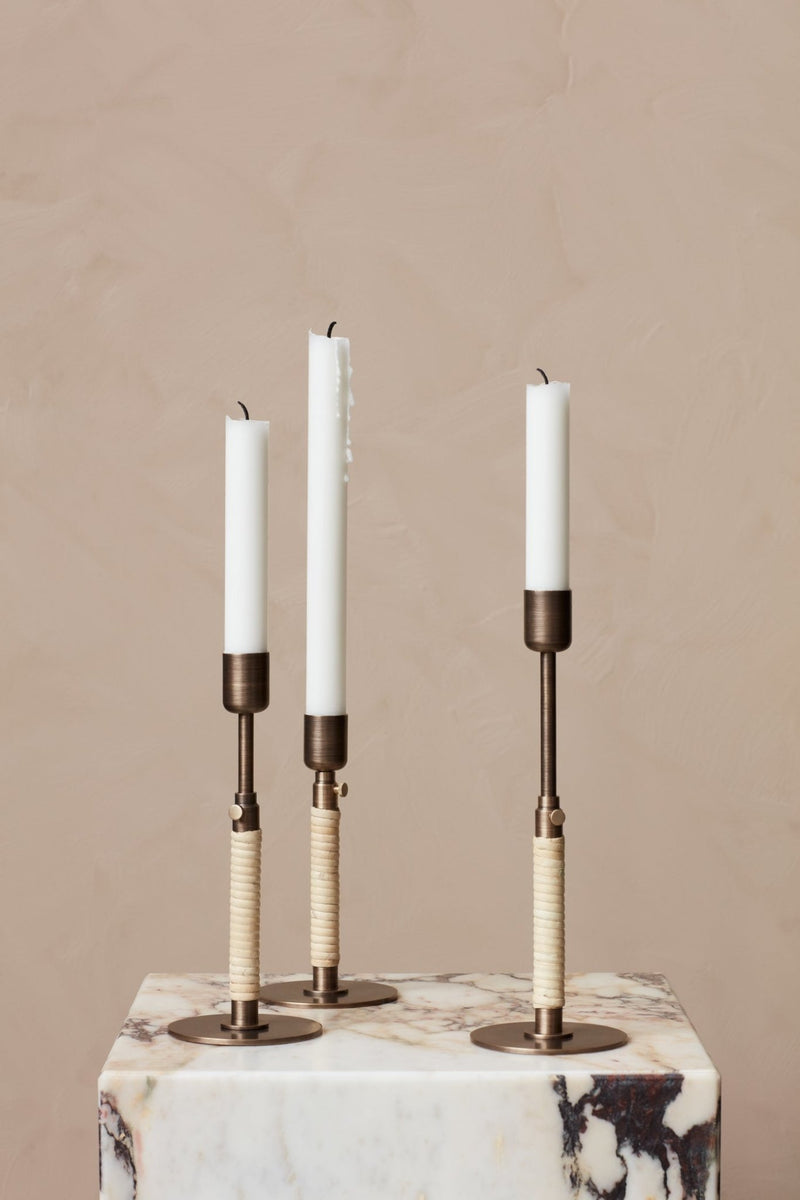Duca Candle Holder - Audo Copenhagen - Candle Holders - Polished Brass - HORNE