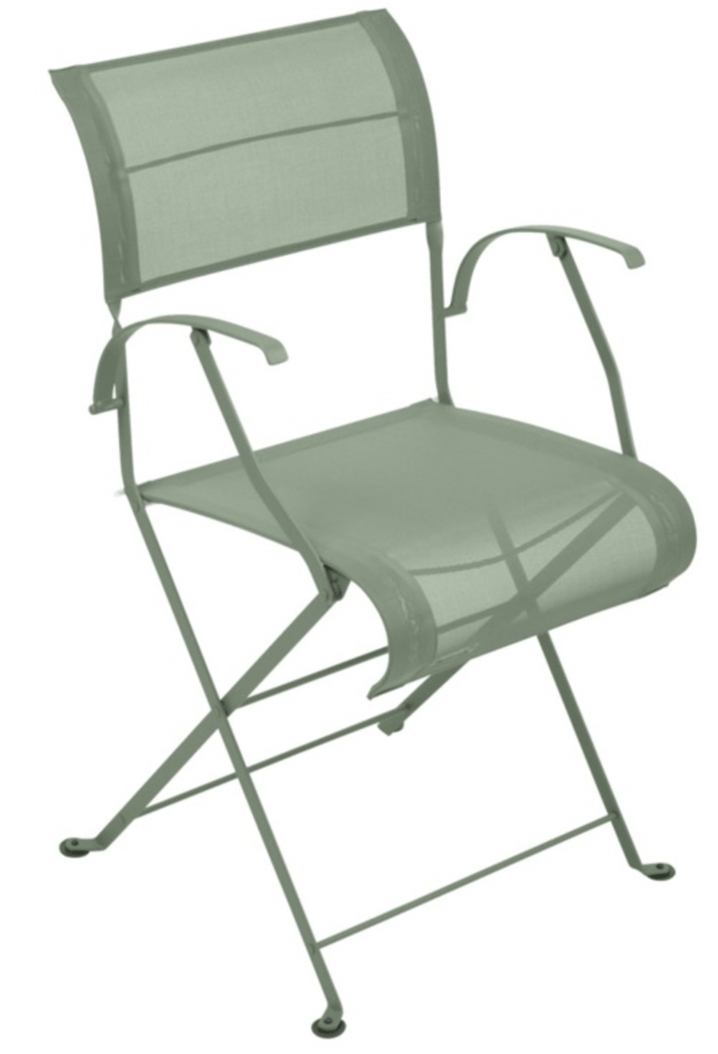 Dune Armchair - Stereo Fabric - Set of 2 - Fermob - Outdoor Furniture - Acapulco Blue - HORNE