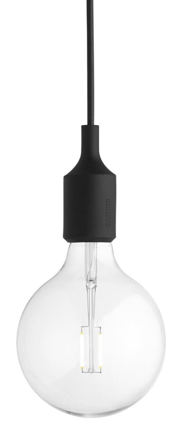E27 Pendant Lamp - Muuto - Pendants - Black - HORNE