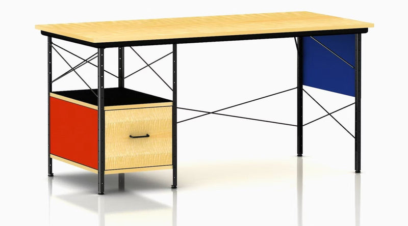 Eames® Desk Unit - Herman Miller® - Desks - Right - Hand File Drawer - Black - Multicolor - HORNE