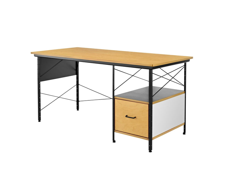 Eames® Desk Unit - Herman Miller® - Desks - Right - Hand File Drawer - Black - Multicolor - HORNE