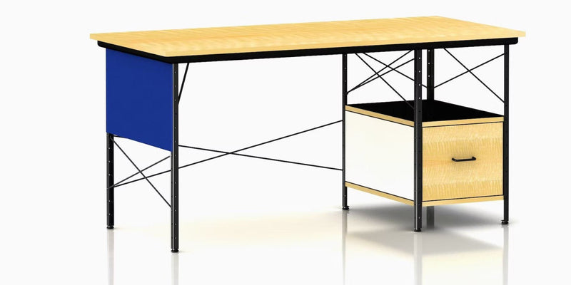 Eames® Desk Unit - Herman Miller® - Desks - Right - Hand File Drawer - Black - Multicolor - HORNE