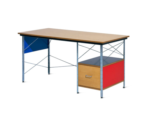Eames® Desk Unit - Herman Miller® - Desks - Right - Hand File Drawer - Zinc - Multicolor - HORNE