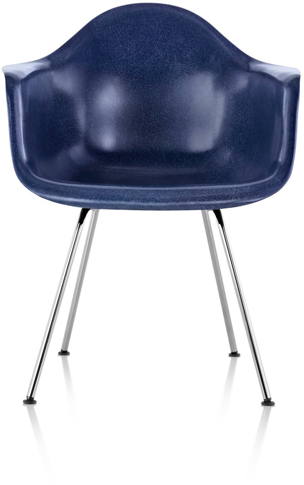 Eames® Molded Fiberglass Armchair – 4 - Leg Base - Herman Miller® - Chairs - White - Parchment - Standard Glide - HORNE