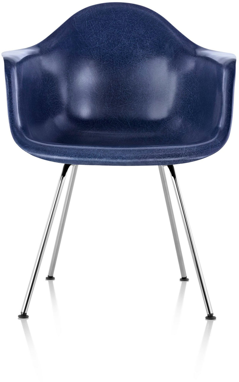 Eames® Molded Fiberglass Armchair – 4 - Leg Base - Herman Miller® - Chairs - White - Parchment - Standard Glide - HORNE