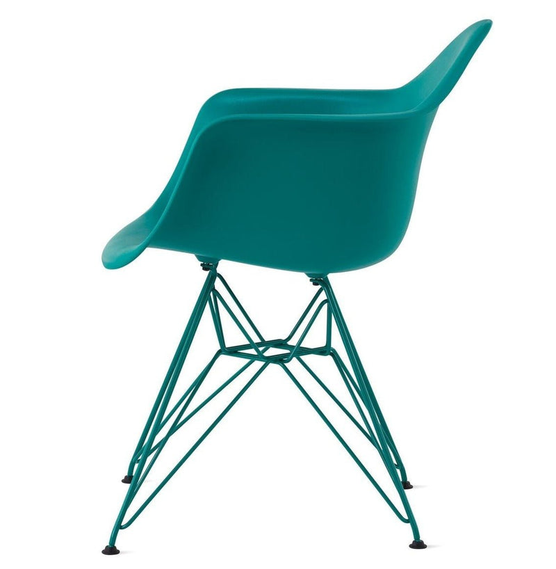 Eames® Molded Plastic Armchair, Herman Miller x HAY - Herman Miller® - Chairs - Iron Red - HORNE