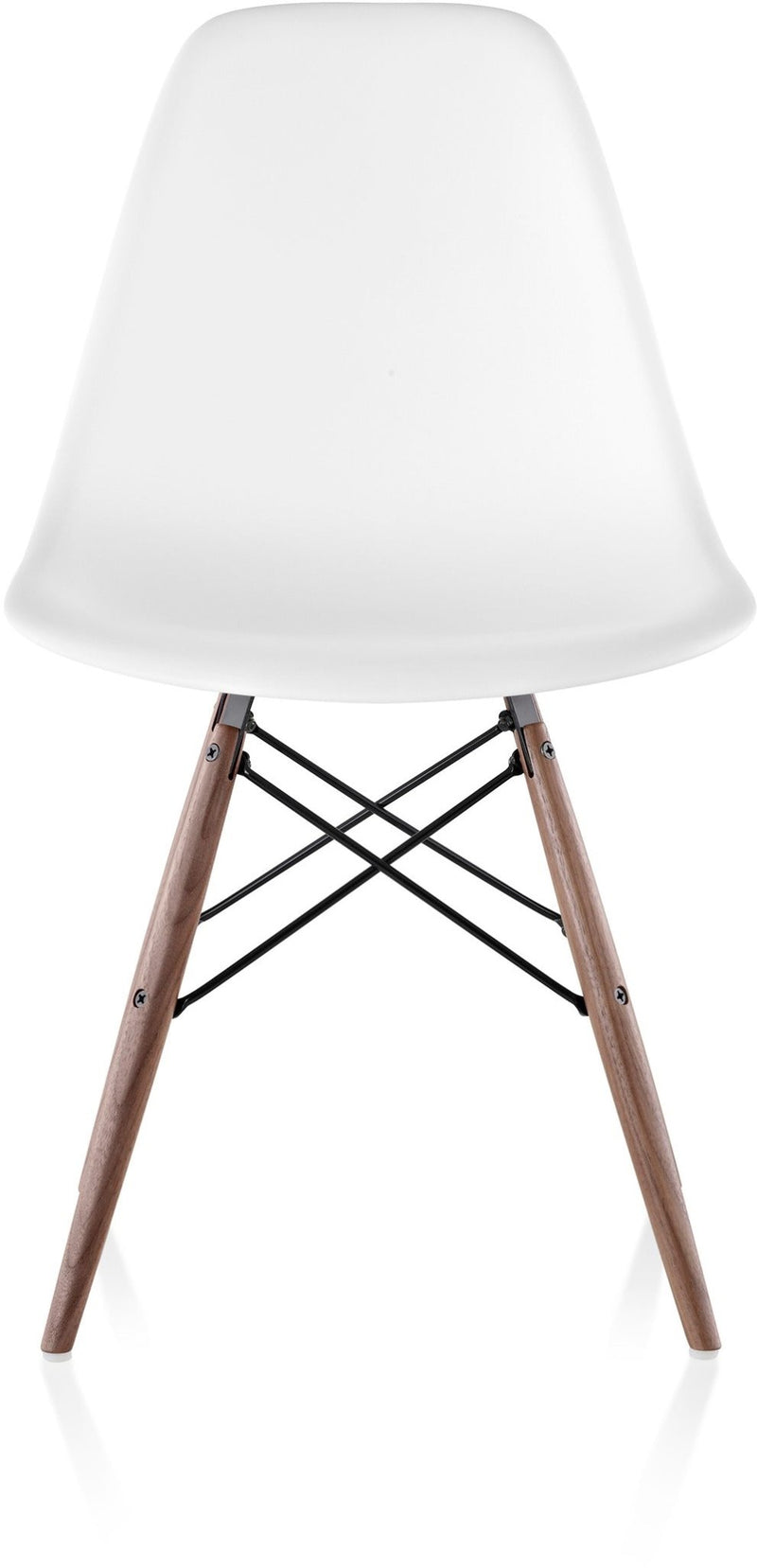 Eames® Molded Plastic Side Chair – Dowel Base - Herman Miller® - Chairs - White - Natural Maple - Black - HORNE