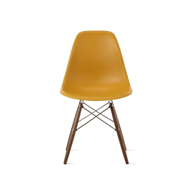 Eames® Molded Plastic Side Chair – Dowel Base - Herman Miller® - Chairs - White - Natural Maple - Black - HORNE